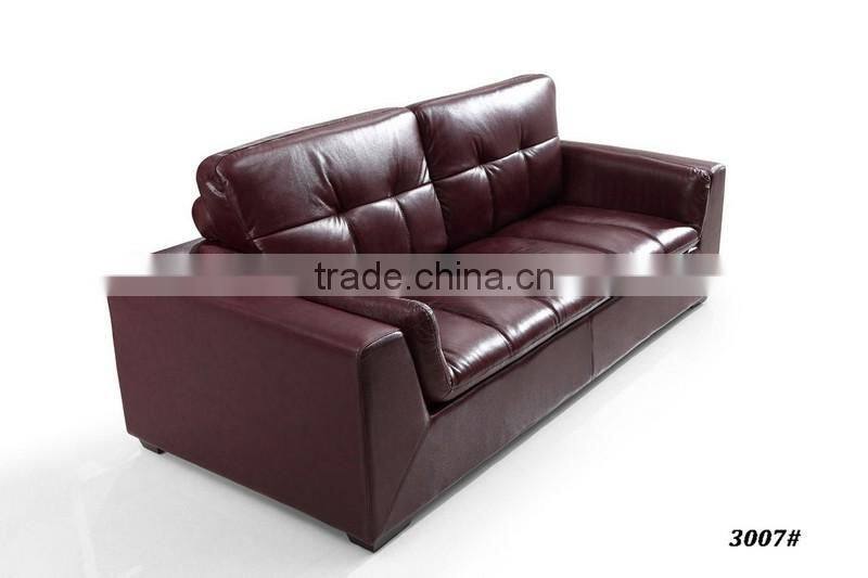 Good quality Checkered modern Leathe Sofa set DH3007