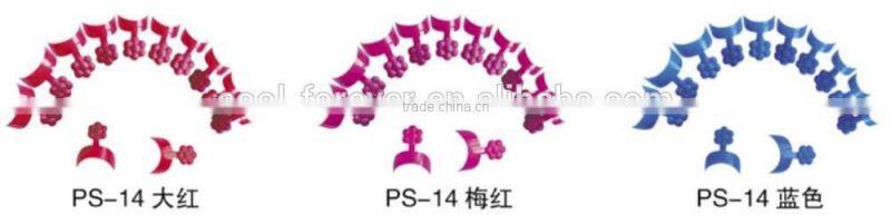 2015 professional new style flower style plastic nail tips french nail tips