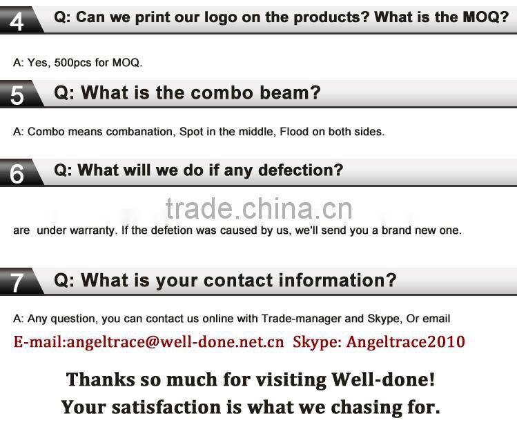 Factory direct offer 8.2" 120W offroad tractor trailer truck Jeep halo LED work light