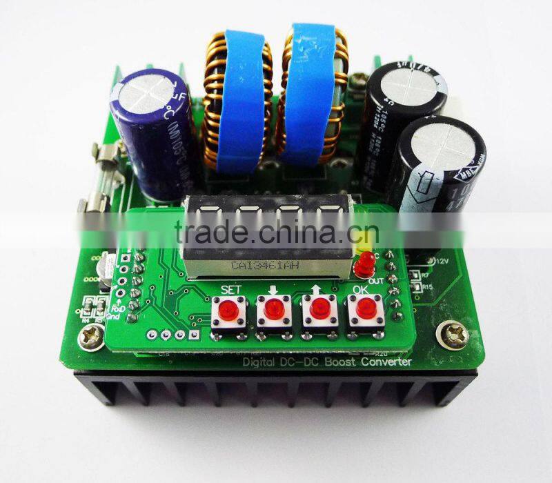 10-32V to 12-46V 8A MAX Step Up Charger Power Module 150W DC-DC Boost Converter