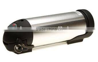 Bottle type e-bike battery pack 36v 12ah with BMS and charger