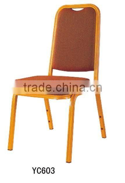 armless metal frame hotel banquet chair YC601