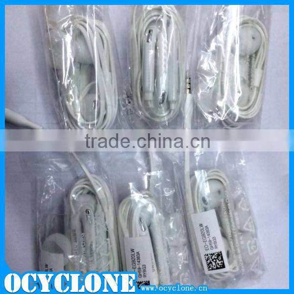 New products with micro and volume control earphone for Samsung Galaxy S6