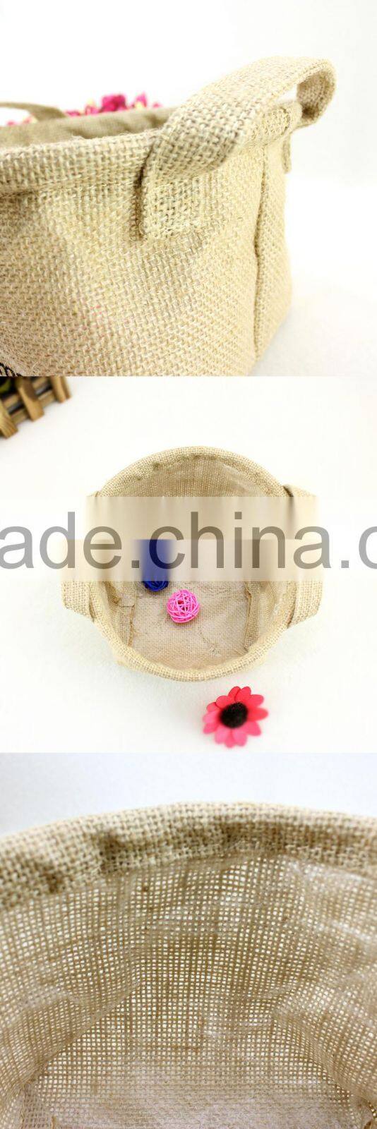 shopping bags jute/promotional jute wine bottle bag/promotion jute shopping bag