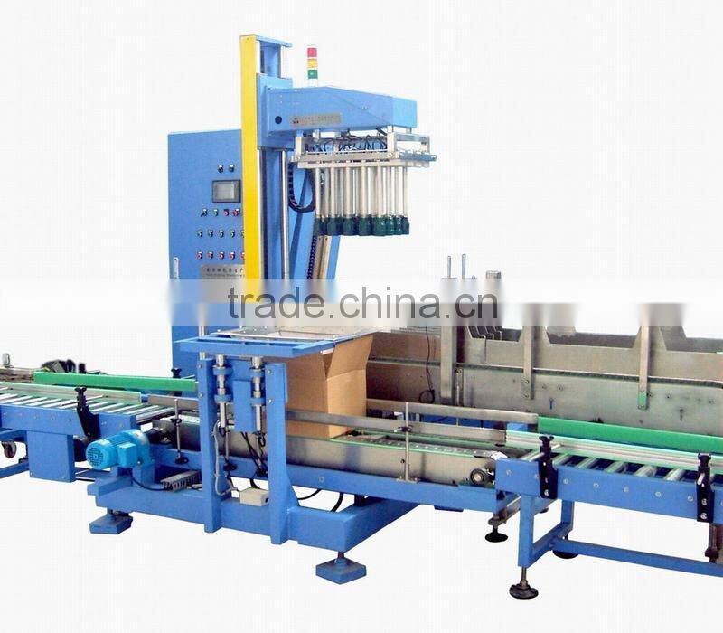 Carton Folding and Gluing Machine with counter and stacker section