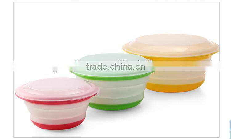 Factory directly sell for Silicone Collapsible storage container/Fresh Box