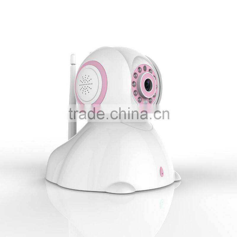 360 Degree View 720P HD IR Control Night Vision Wireless WiFi IP CCTV Video Audio Camera Onvif Protocol P2P WPS