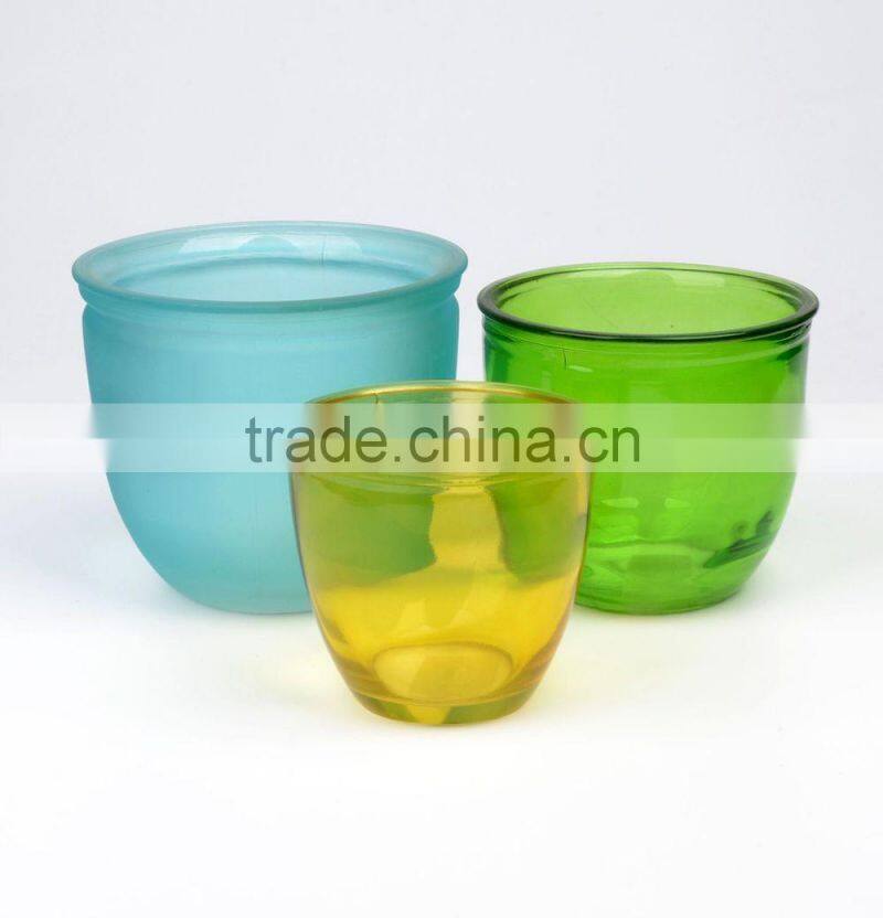 high quality glass cheap plant pot