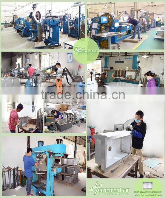 Kitchen furniture American Canada hot sales undermount single handmade kitchen sink with cupc certififcation