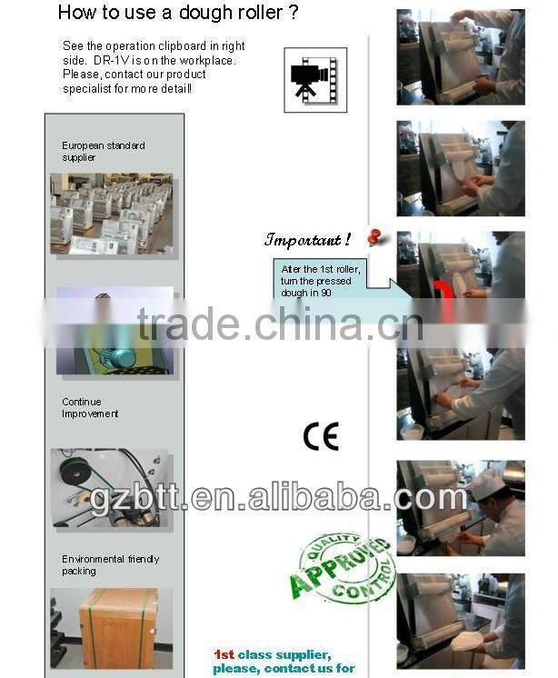 stainless steel bread dough press making machine/ press machine for pizza dough