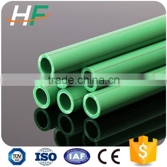 lowest price factory supply green pure plastic ppr pipe