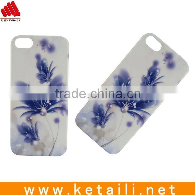 Premuim Double Heart Skin Cover Plastic Shield Hard Back Case for iPhone 5