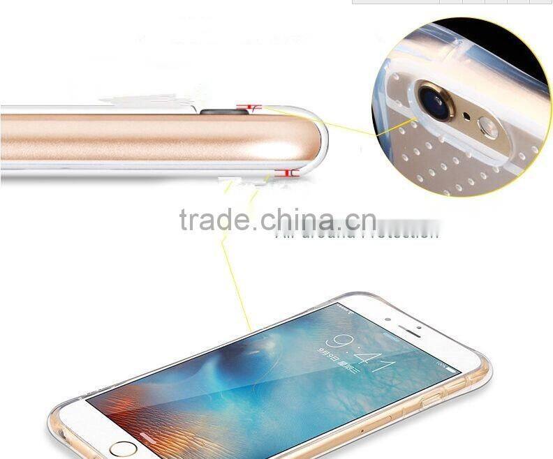 Hot Soft TPU Air cushion case for iphone 6 6s 6plus with fast heat transfer function