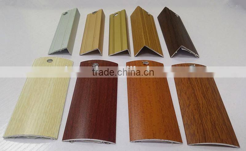 metal ceramic tile trim wood color l shape tile trim