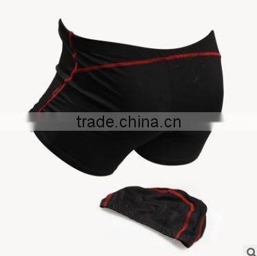 men swimming lycra shorts,breathable swimwear,shorts+cap set