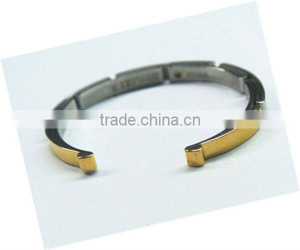 Wholesale gold plated Titanium magnetic bracelets