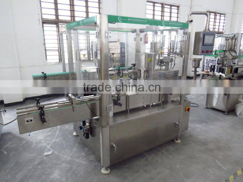 DTNX-60Y Mechanical Hand Duel Lines Eye Drop Filling, Plugging And Capping Machine