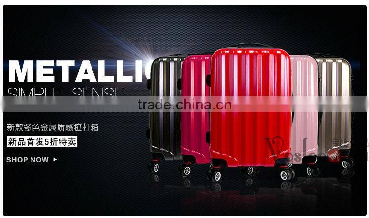 2014 china alibaba hot sale beautiful travel bag on wheels in full size