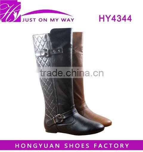 charming boots women winter flat knee boot