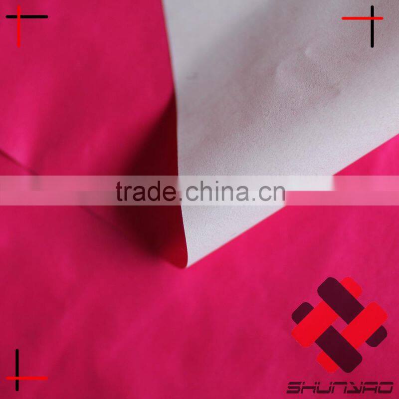 380T Nylon Taffeta with milky pu thansfer coating