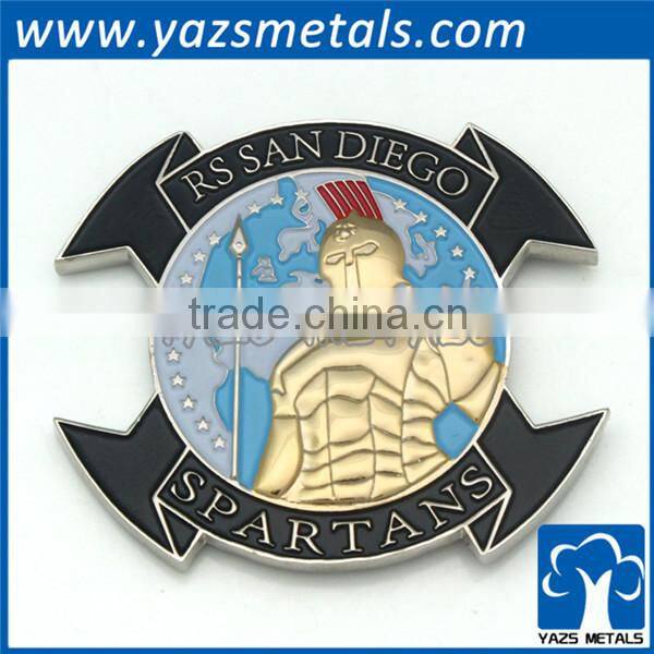 custom made metal Commemorative acrylic coin