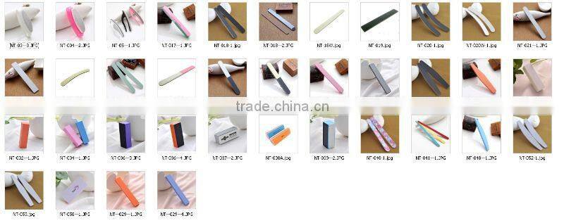 Fashion beauty 100/180 grit Nail File,OEM WF-1 Professional Black Wood disposable nail file and buffer for nail tools