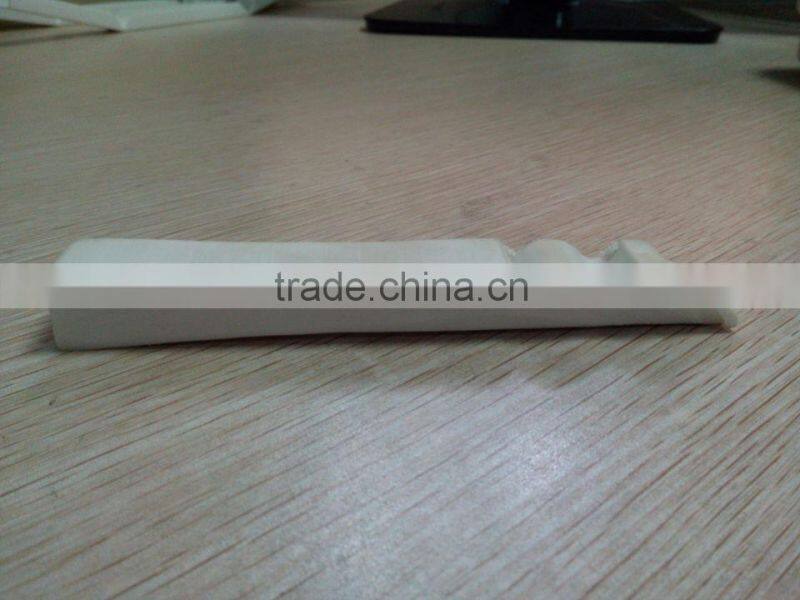 White rubber decorative strip for house