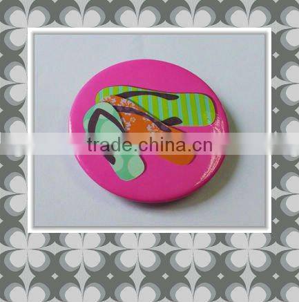 tinplate badge with safety butterfly clutch