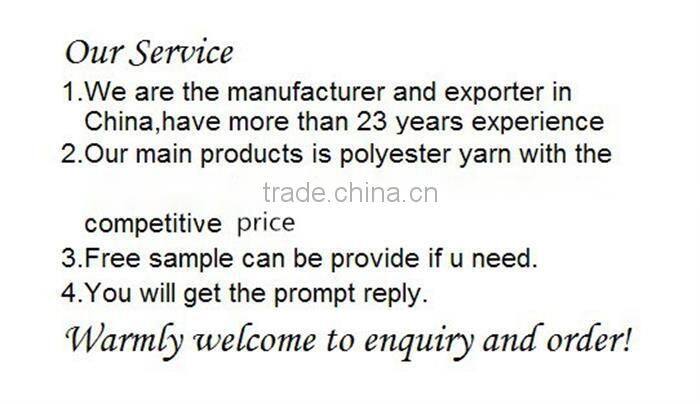 100% polyester bulk sewing thread dyed 40/2