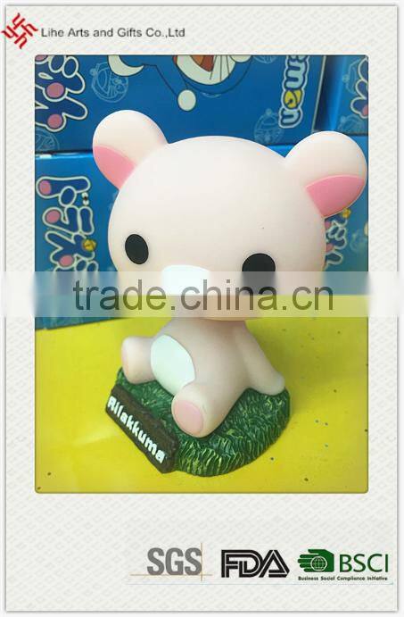3D animal figurine toys Cartoon Character plastic Educational vinyl toys