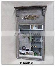 round elegant metal reproduction french antique mirrors