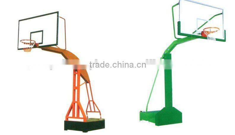 removable Basketball Stand With Glass Basketball Backboard