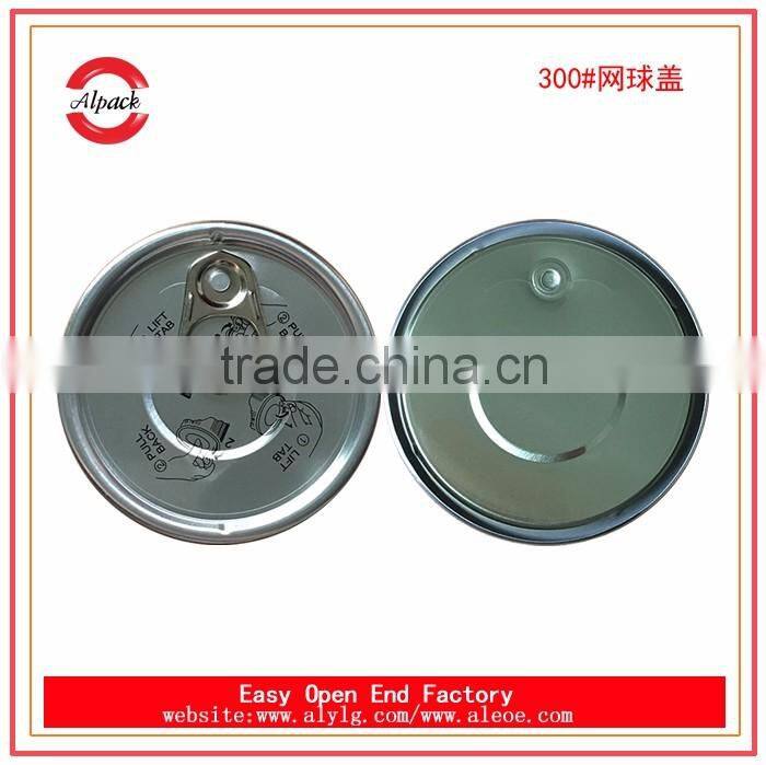 Offer 300# easy open can lid for tennis ball packaging in can