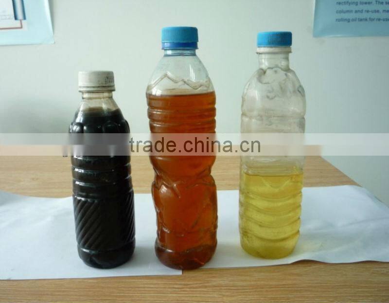 waste engine oil recycling vacumm distillation Base oil purfier system