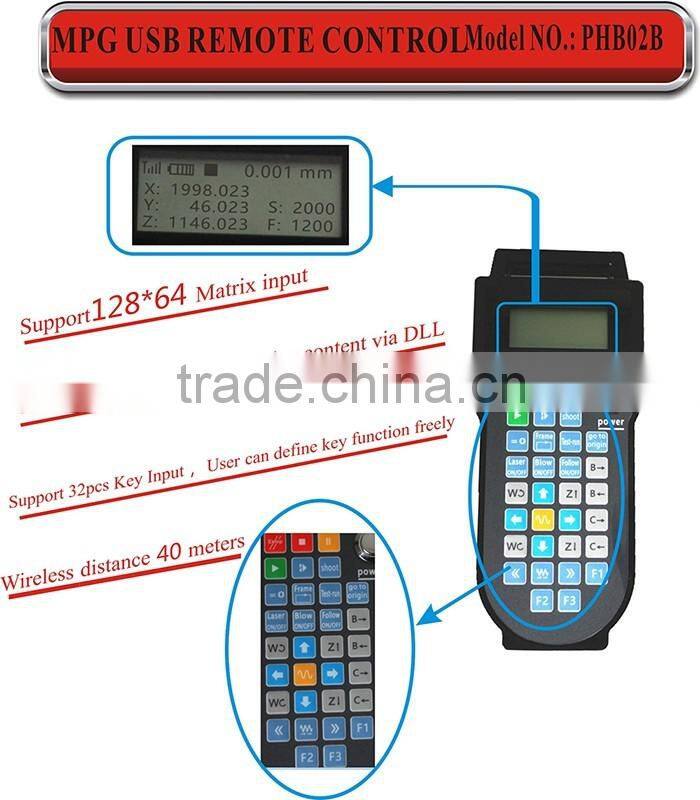 6 Axis programmable CNC Wireless USB hand wheel PHB04B-6