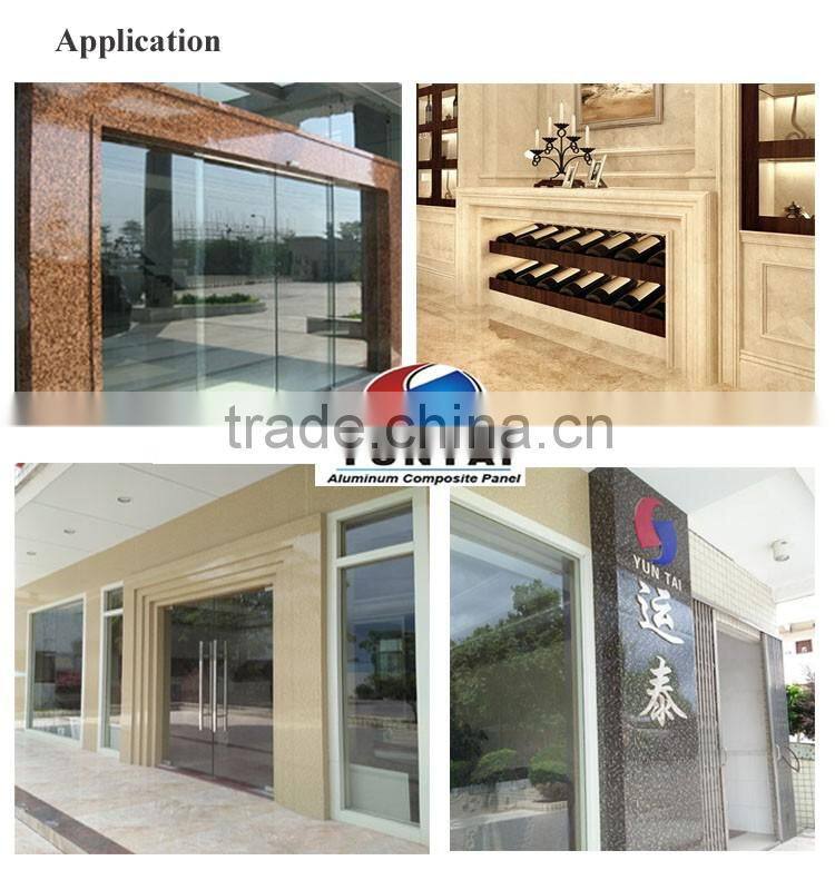 supply and install Marble like aluminum Composite Panel