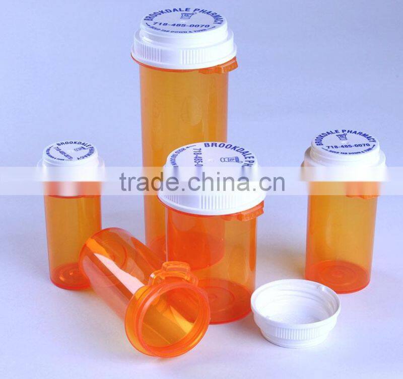 Good Quality Plastic Vilas with Flip Top Cap