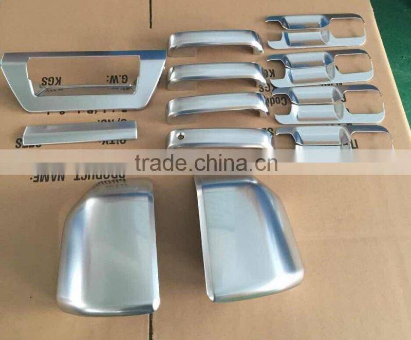 ABS MATTE Chrome Door Handle Bowl Cover Trim 8pcs for NEW F 150 RAPTOR F-150 2015 2016
