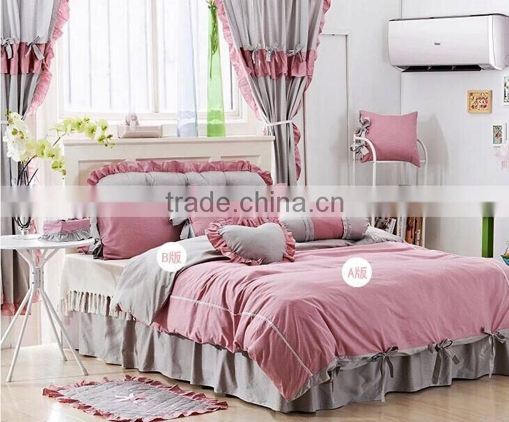 100% cotton Korea style bedding sets princess and prince style