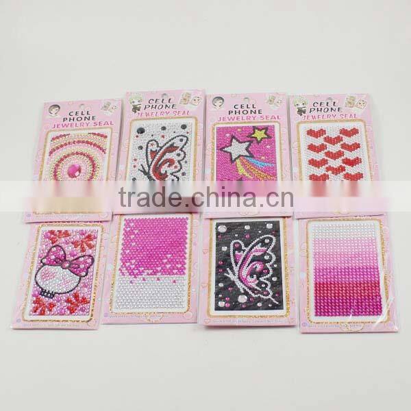 Fancy various colorful peel off acrylic sticker