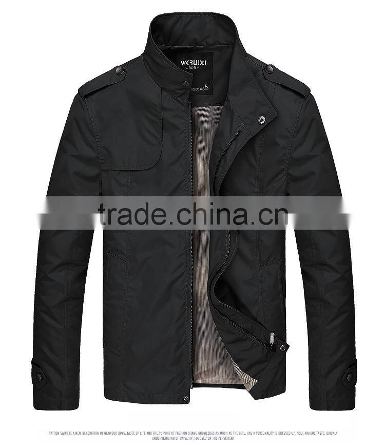 Autumn jacket collar business