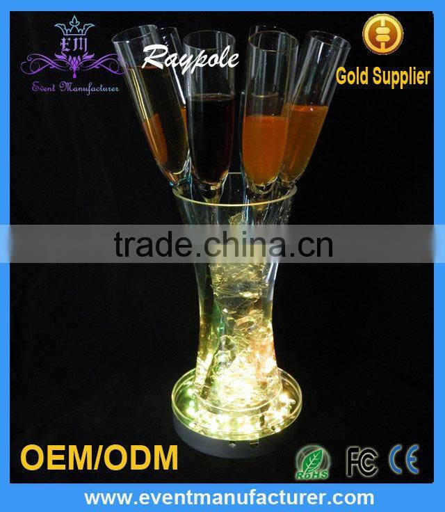 Wholesale 10 cm Under Vase Light LED Base For Event Decoration