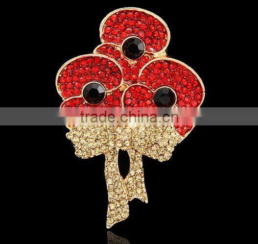 61*43mm Elegant Angle Wings Brooch Moon Star Gold Modern Design Brooches