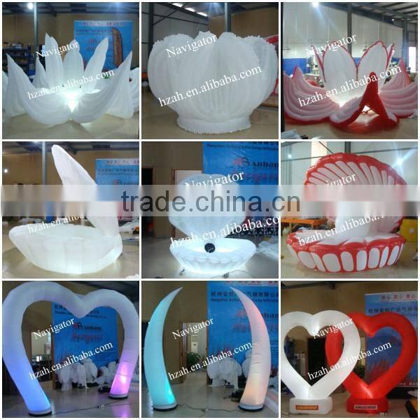 Standing Advertisement Inflatable hand with light