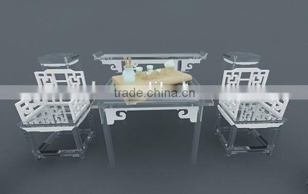 Latest styles classic solid acrylic material furniture