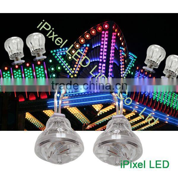 LED amusement pixel light DC24V rgb led christmas lights,60mm 12 LED