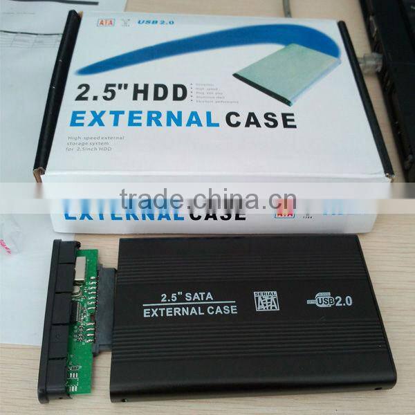 New Design 320G External Hdd Enclosure/Hdd Case For Sata Hard Disk 80GB/120GB/250/320GB/500GB/1TB