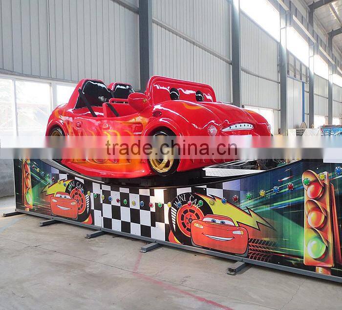 Amusement Park Equipment Double Wave Mini Flying Car For Sale Kiddy Rides