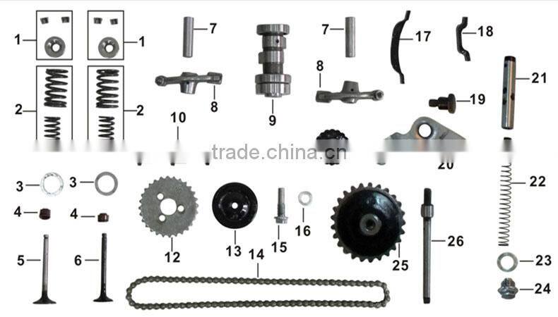 ITALIKA AT110 motorcycle accessories with valve spring