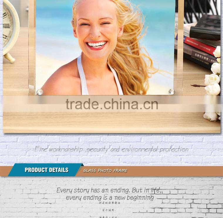 Sunmeta sublimation heat press glass photo frame 280*230*10(BL-09)